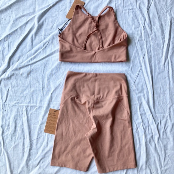 NWT Girlfriend Collective Rosebud Topanga Set - Picture 5 of 10